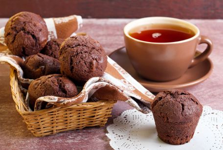 RECIPE MAIN IMAGE Muffins à la polenta et au chocolat