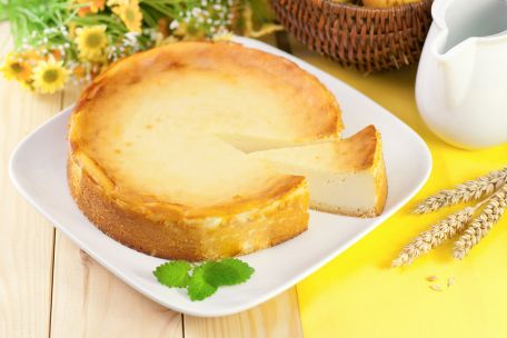 RECIPE MAIN IMAGE Gâteau au fromage blanc sans pâte et sans sel