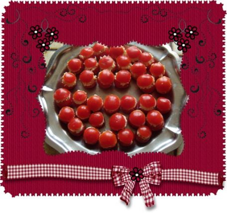 RECIPE MAIN IMAGE Tomates cerise fourrées