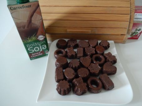 RECIPE MAIN IMAGE Mignardises au soja et chocolat