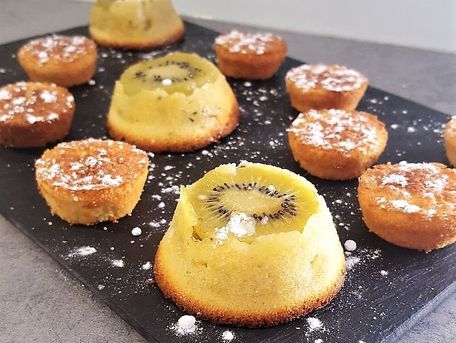 RECIPE MAIN IMAGE Petits moelleux citron kiwi