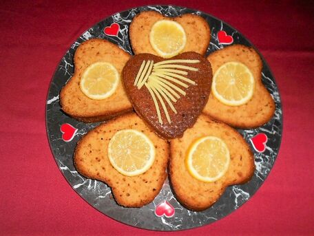 RECIPE MAIN IMAGE Coeurs ardents citron gingembre