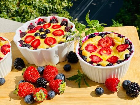 RECIPE MAIN IMAGE Pudding aux fruits et mascarpone