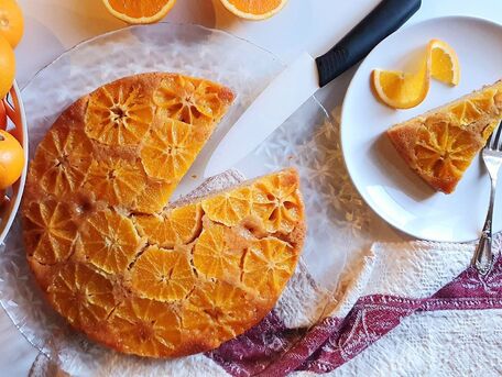 RECIPE MAIN IMAGE Gâteau renversé aux oranges