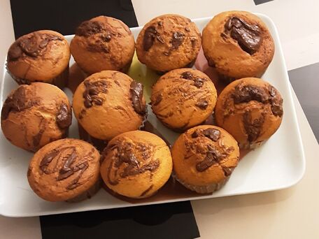 RECIPE MAIN IMAGE Muffins coeur nutella