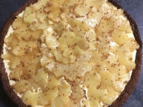 RECIPE MAIN IMAGE Tarte Ananas crème fouettée 