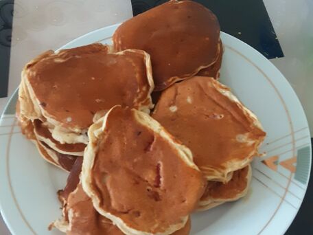 RECIPE MAIN IMAGE Pancakes aux fraises