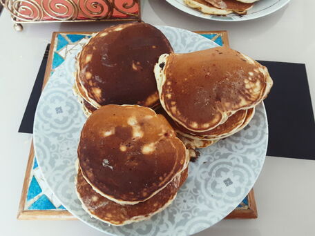RECIPE MAIN IMAGE Pancakes framboises