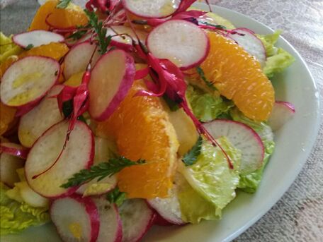 RECIPE MAIN IMAGE Salade de  radis à l\'orange