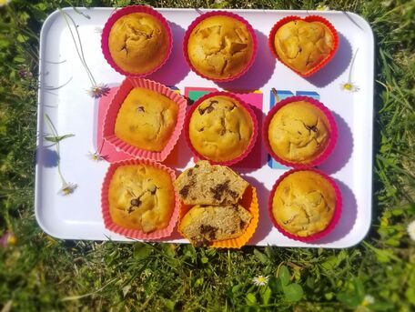 RECIPE MAIN IMAGE Muffins pommes cannelle et chocolat
