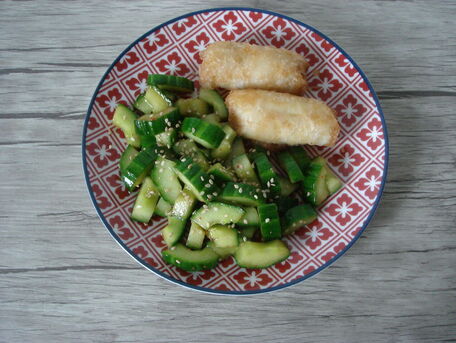 RECIPE MAIN IMAGE Chinese cucumber (concombre mariné à l’asiatique) 