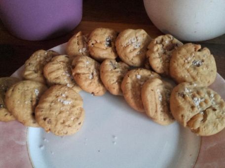 RECIPE MAIN IMAGE Cookies à la fleur de sel et beurre de cacahuète