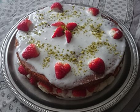 RECIPE MAIN IMAGE Le gâteau aux fraises