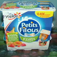 Yoplait Petits Filous 18 X 50 G Contenu