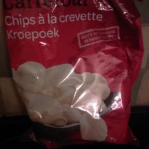Essayez Carrefour Chips à la crevette 75g