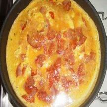 Omelette au chorizo et au paprika