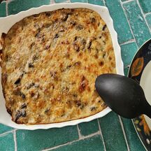 Gratin d\'automne aux légumes et aux deux saumons