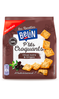 Biscuits apéritifs Ptit\'s Croquants Olives Noires & Origan Les Recettes Belin
