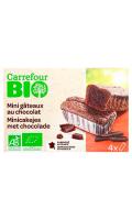 Mini gâteaux au chocolat Carrefour Bio