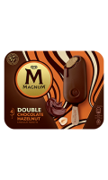 Glace bâtonnet double chocolat noisette Magnum