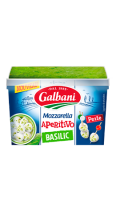 Mozzarella aperitivo basilic Galbani