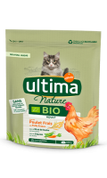 Croquettes pour chat au poulet Bio Ultima Nature
