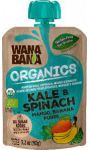 Organics kale spinach & mango banana puree Wanabana