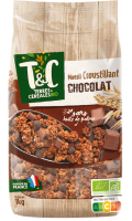 Muesli croustillant chocolat Terres & Céréales Bio