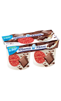 Yaourts Double Plaisir chocolat noisette Mamie Nova