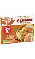 Coeur de burger à la mexicaine céréales et légumineuses Cereal Bio