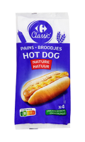 Pains pour Hot Dog Carrefour Classic\'