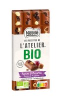 Chocolat au lait raisins et noisettes bio Les Recettes de l\'Atelier Nestlé