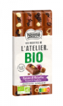 Chocolat au lait raisins et noisettes bio Les Recettes de l\'Atelier Nestlé