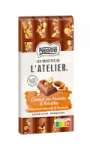 Tablette de chocolat au lait caramel amandes noisettes Nestlé Les Recettes de l\'Atelier