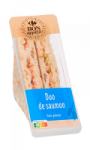 Sandwich pain polaire duo de saumon Carrefour Bon Appétit!