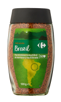 Café soluble Brazil Carrefour