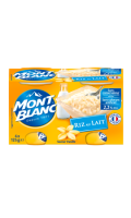 Riz au lait saveur vanille Mont Blanc