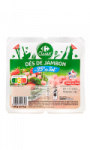 Dés de jambon -25% de sel Carrefour Classic\'
