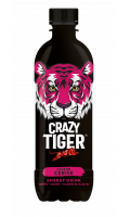 Crazy Tiger Boisson Energisante  Bouteille 50cl saveur Cerise