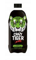 Crazy Tiger Boisson Energisante Bouteille 1L saveur Citron vert
