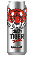 Crazy Tiger Boisson Energisante Canette 50cl Original sans sucres