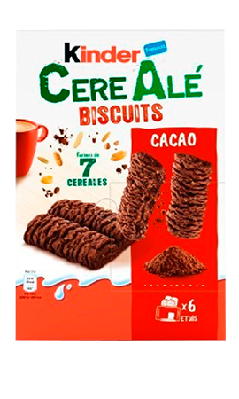 Biscuits au cacao 7 Le paquet de 204g Contenu
