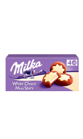 Biscuits au chocolat blanc Mini Stars White Milka