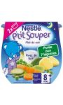 Plats bébé 8+ mois, 7 légumes Nestlé P'tit Souper
