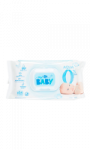 Lingettes bébé à l\'eau 0% parfum et colorant Carrefour Baby