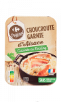 Plat cuisiné au riesling choucroute garnie d\'Alsace Carrefour Original