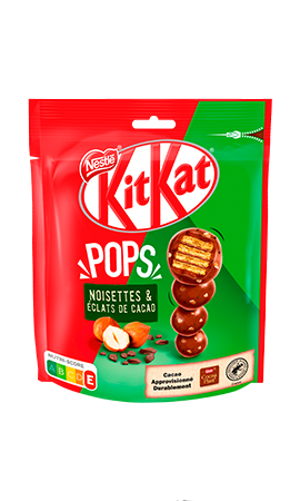 Kit Kat Pops Noisettes Eclats de cacao 110g - carton de 10