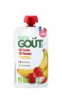 Purée de fruits à boire bébé dès 4 mois fraise banane sans sucres ajoutés Bio Good Gout