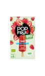 Glace bâtonnet sorbet fraise Bio Pop Fruit