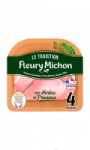 4 Tranches de jambon aux herbes de Provence Fleury Michon